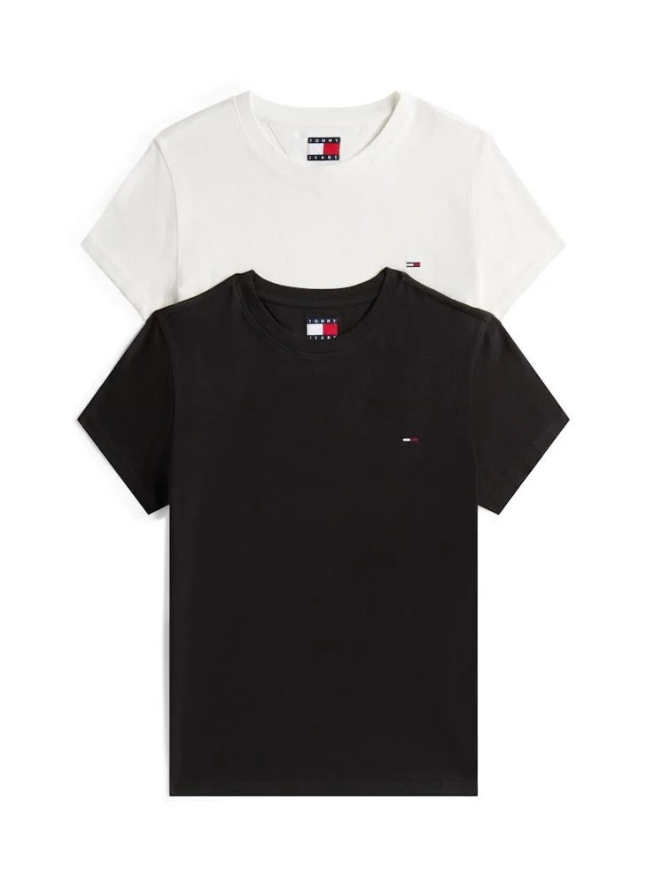 TOMMY JEANS 2 Pack Of Logo Crew Neck T-Shirt
